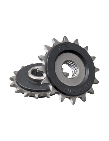pinon de moto jt sprockets con goma 16 dientes p 520 jtfrb582 16rb