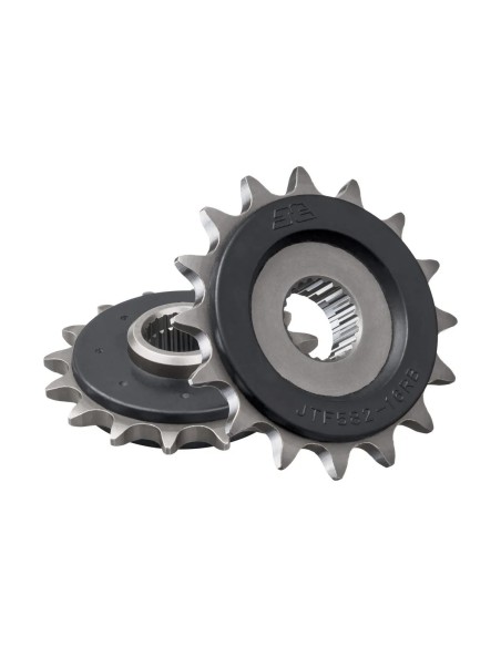 pinon de moto jt sprockets con goma 16 dientes p 520 jtfrb582 16rb