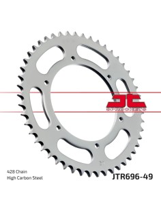 corona moto jt sprockets de acero de 49 dientes jtr696 49