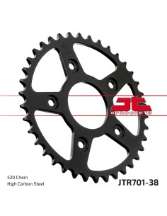 corona moto jt sprockets de acero de 38 dientes jtr701 38