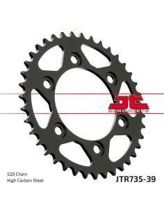 corona moto jt sprockets de acero de 39 dientes jtr735 39