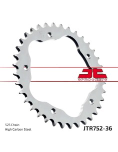 corona moto jt sprockets de acero de 36 dientes jtr752 36