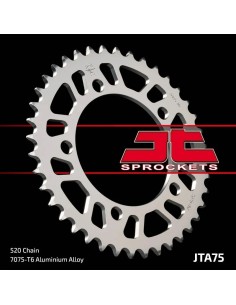 corona de aluminio jt sprockets moto 41 dientes 7541aljts