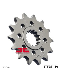 pinon de moto jt sprockets acero 14 dientes p 525 jtf781 14
