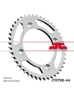 corona moto jt sprockets de acero de 44 dientes jtr798 44