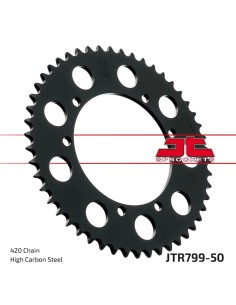 corona moto jt sprockets de acero de 50 dientes jtr799 50