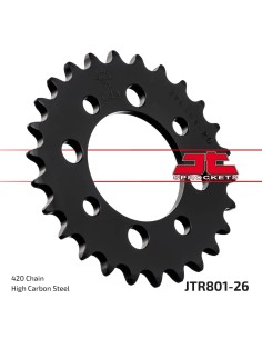 corona moto jt sprockets de acero de 26 dientes jtr801 26