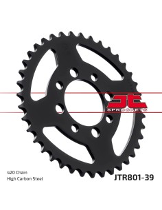 corona moto jt sprockets de acero de 39 dientes jtr801 39