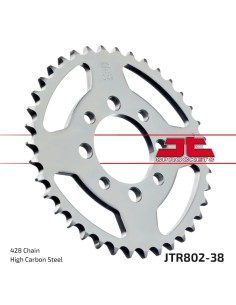 corona moto jt sprockets de acero de 38 dientes jtr802 38