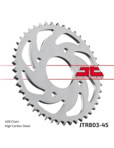 corona moto jt sprockets de acero de 45 dientes jtr803 45