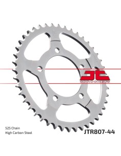 corona moto jt sprockets de acero de 44 dientes jtr807 44