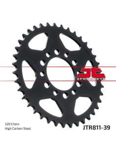 corona moto jt sprockets de acero de 39 dientes jtr811 39