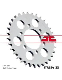 corona moto jt sprockets de acero de 33 dientes jtr814 33
