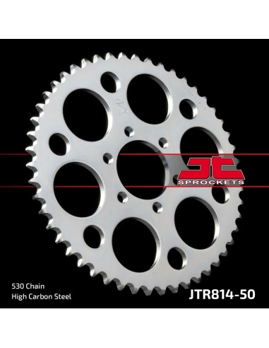 corona moto jt sprockets de acero de 50 dientes jtr814 50