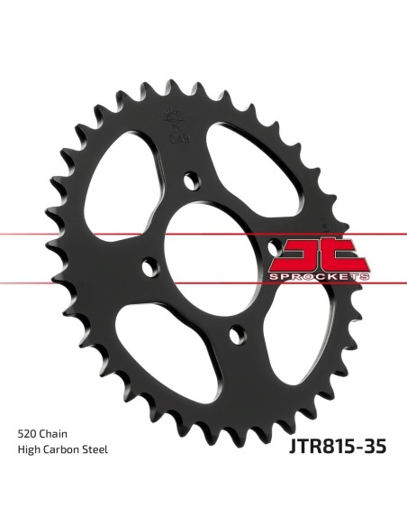 corona moto jt sprockets de acero de 35 dientes jtr815 35
