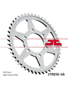corona moto jt sprockets de acero de 46 dientes jtr816 46