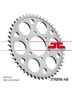 corona moto jt sprockets de acero de 48 dientes jtr816 48
