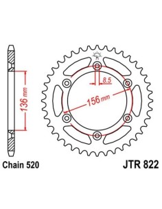 corona de aluminio 82244aljts