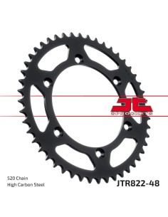 corona moto jt sprockets de acero de 48 dientes jtr822 48
