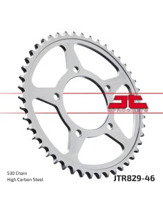 corona moto jt sprockets de acero de 46 dientes jtr829 46