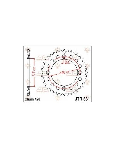corona moto jt sprockets 83146jts