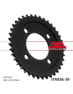 corona moto jt sprockets de acero de 39 dientes jtr836 39
