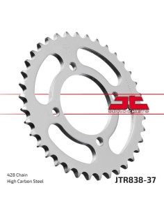 corona moto jt sprockets de acero de 37 dientes jtr838 37
