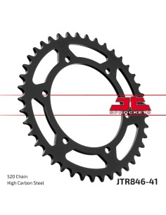 corona moto jt sprockets de acero de 41 dientes jtr846 41
