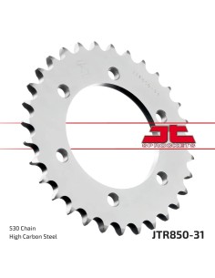 corona moto jt sprockets de acero de 31 dientes jtr850 31