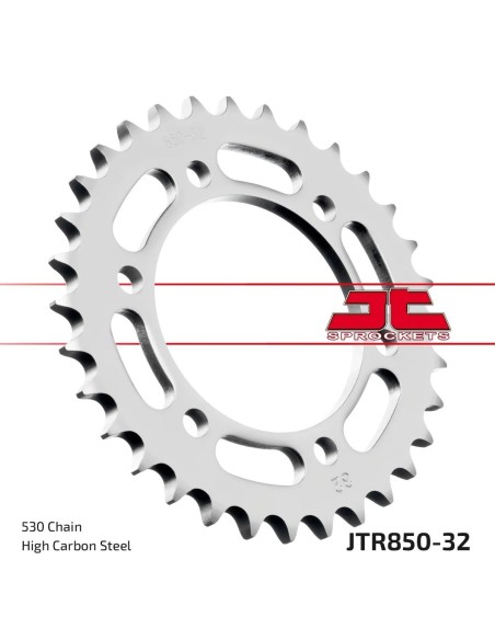 corona moto jt sprockets de acero de 32 dientes jtr850 32