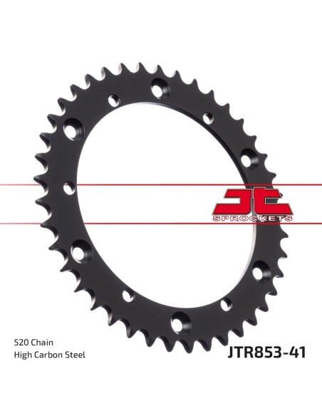 corona moto jt sprockets de acero de 41 dientes jtr853 41