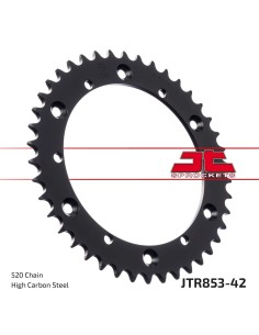 corona moto jt sprockets de acero de 42 dientes jtr853 42