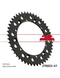 corona moto jt sprockets de acero de 47 dientes jtr853 47