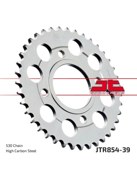 corona moto jt sprockets de acero de 39 dientes jtr854 39