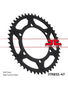 corona moto jt sprockets de acero de 47 dientes jtr855 47