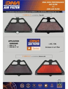 filtro de aire dna kawasaki z 900 z 900 abs p k9n18 01 2