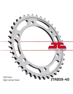 corona moto jt sprockets de acero de 40 dientes jtr859 40