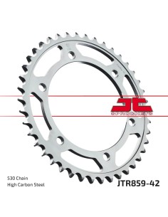 corona moto jt sprockets de acero de 42 dientes jtr859 42