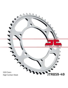 corona moto jt sprockets de acero de 49 dientes jtr859 49