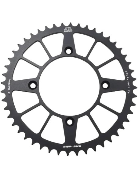 corona moto jt sprockets de acero de 48 dientes jtr891 48al