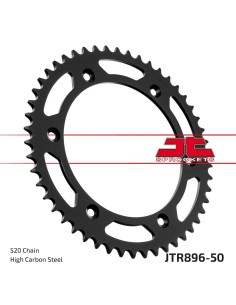 corona moto jt sprockets de acero de 50 dientes jtr896 50