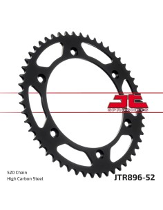 corona moto jt sprockets de acero de 52 dientes jtr896 52