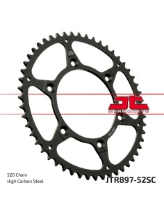 corona moto jt sprockets p 520 y 52 dientes autolimpiable jtr897 52sc