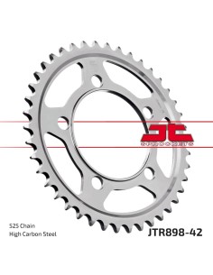 corona moto jt sprockets de acero de 42 dientes jtr898 42