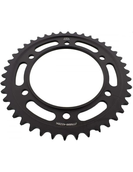 corona moto jt sprockets de acero de 42 dientes jtr899 42zbk