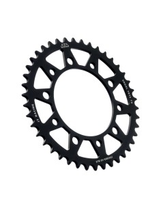 corona moto jt sprockets 42 dientes p 520 aluminio negro jta1303 42blk