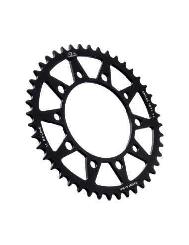 corona moto jt sprockets 44 dientes p 520 aluminio negro jta1303 44blk