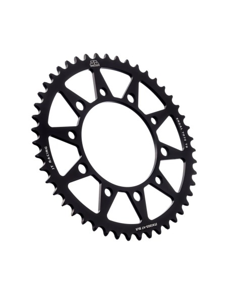 corona moto jt sprockets 47 dientes p 520 aluminio negro jta1303 47blk