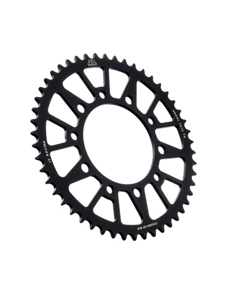 corona moto jt sprockets 50 dientes p 520 aluminio negro jta1303 50blk