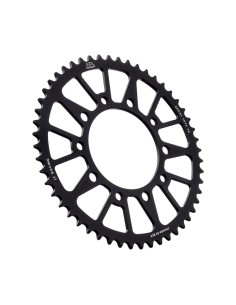 corona moto jt sprockets 52 dientes p 520 aluminio negro jta1303 52blk